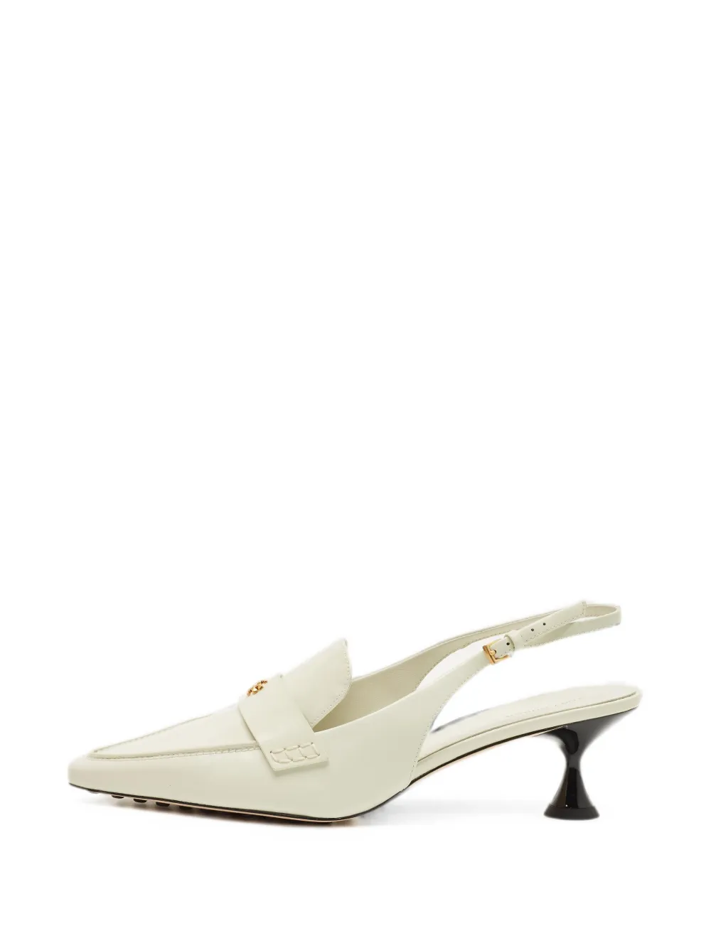 Tory Burch Slingback-Pumps mit Logo - Nude