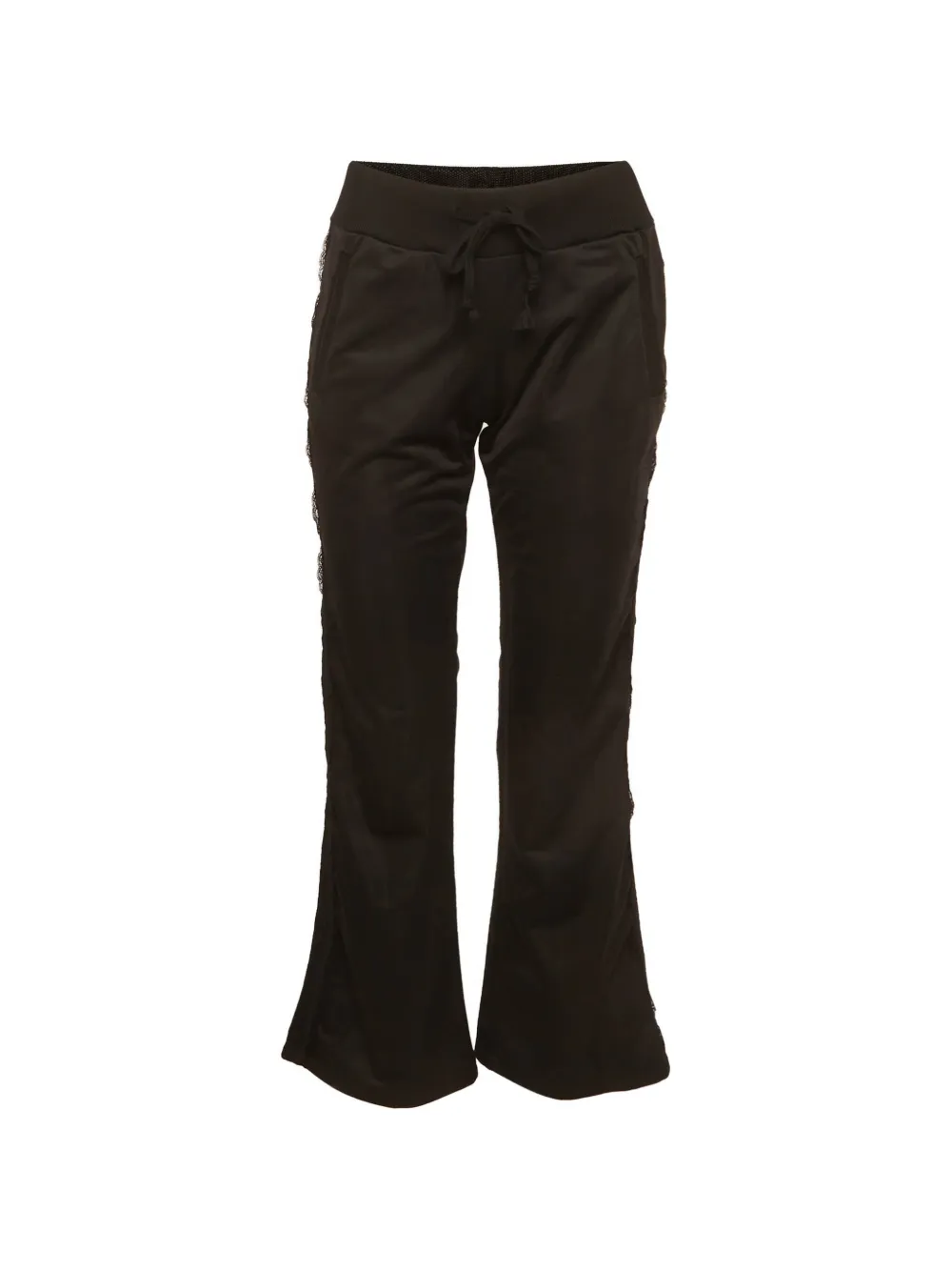 Just Cavalli Vintage pantalon évasé à lien de resserrage - Noir Just Cavalli Vintage pantalon évasé à lien de resserrage - Noir
