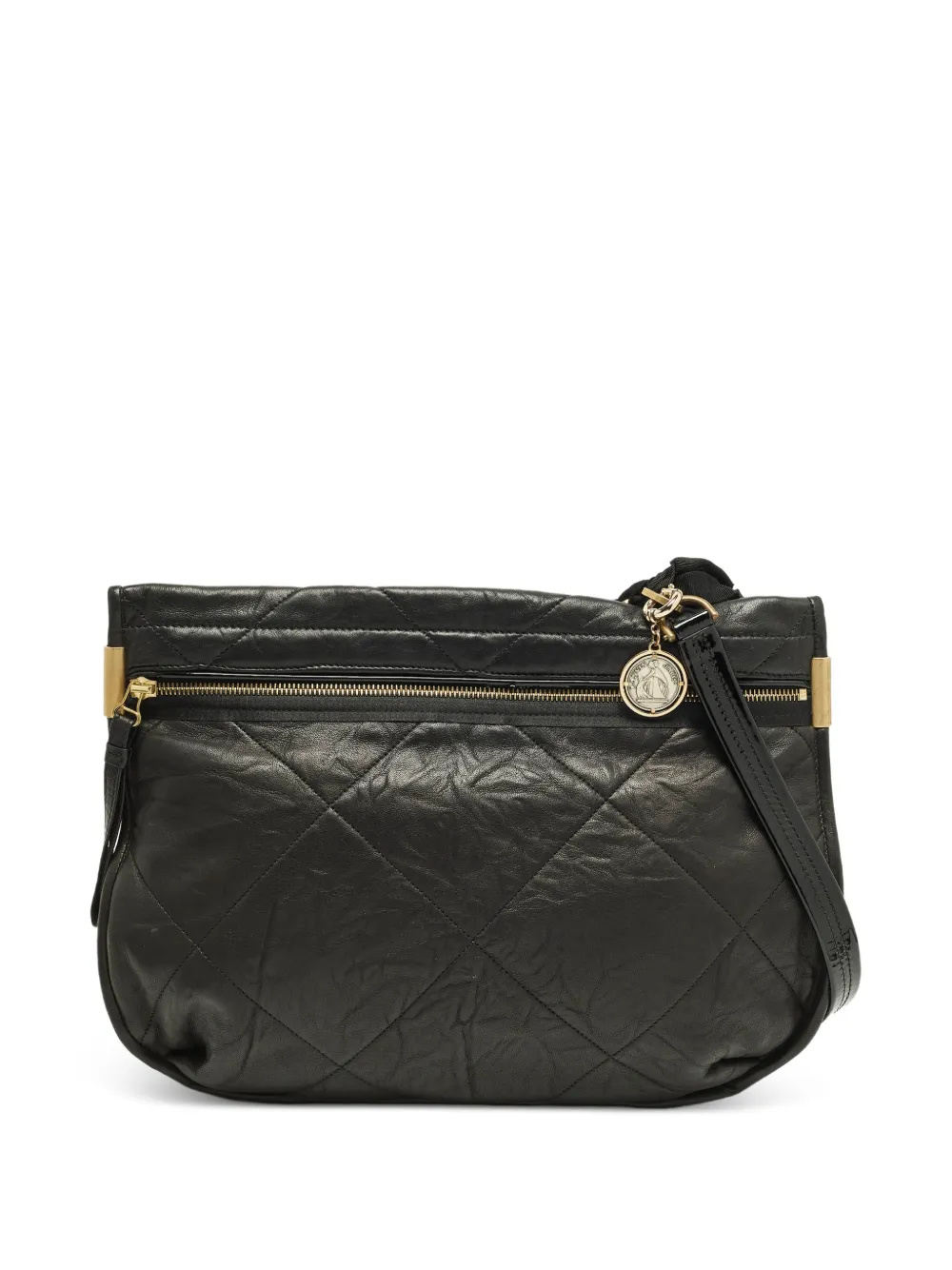 Lanvin Pre-Owned Amalia quilted-shoulder bag - Nero
