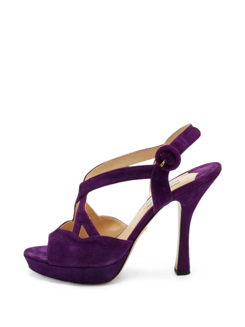 Prada Pre-Owned ankle-strap platform sandals - Viola