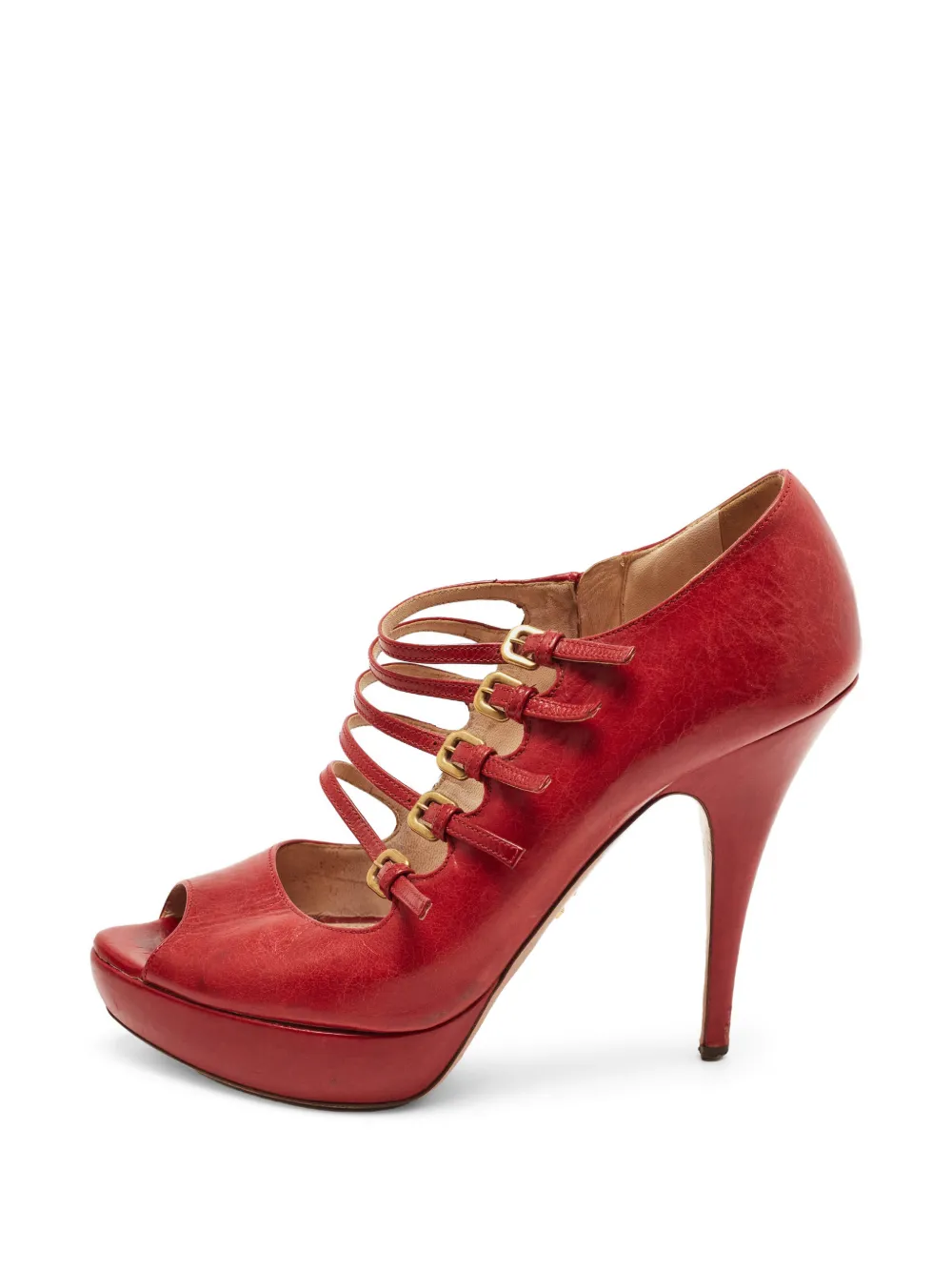 Prada Pre-Owned Pumps con plateau - Rosso