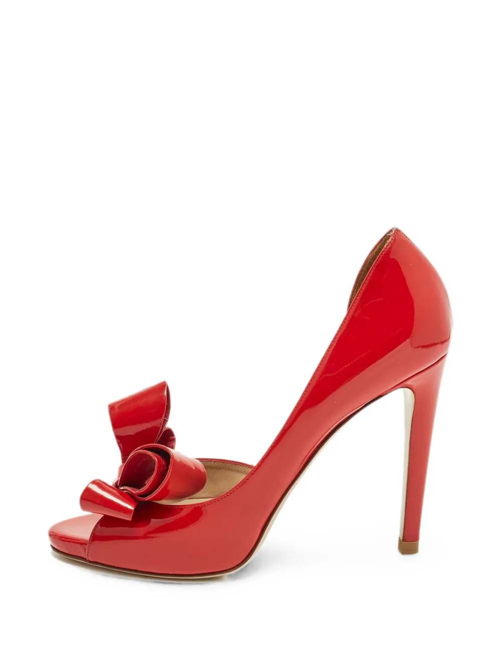 Valentino Garavani Pre-Owned bow d'Orsay pumps - Rosso