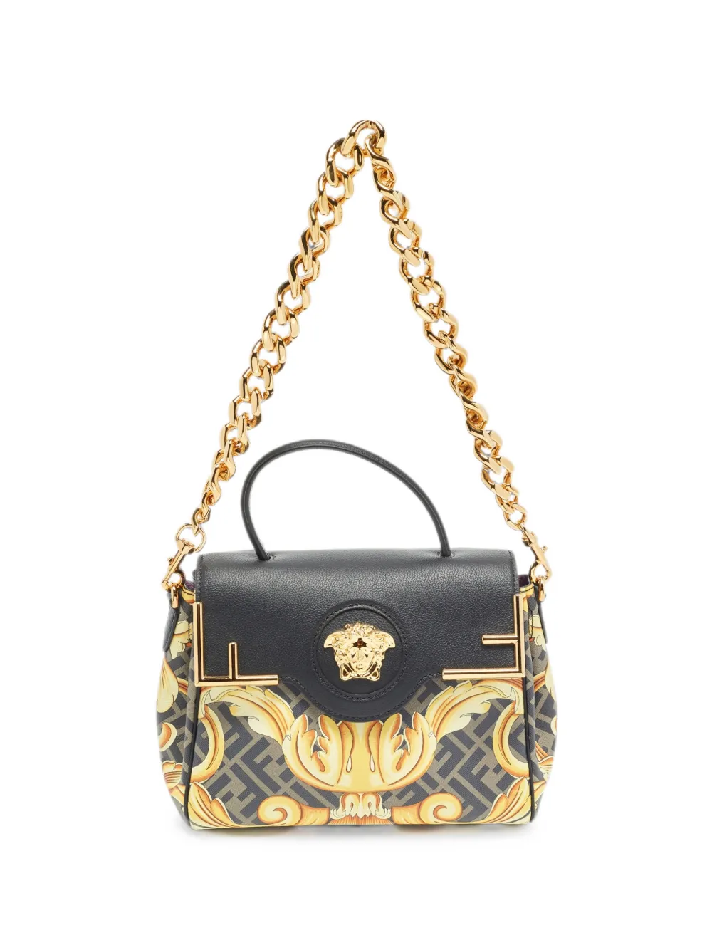 Fendi Pre-Owned x Versace Borsa tote Fendace - Grigio