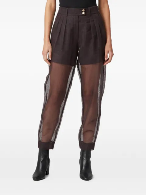 D&G pleated sheer trousers