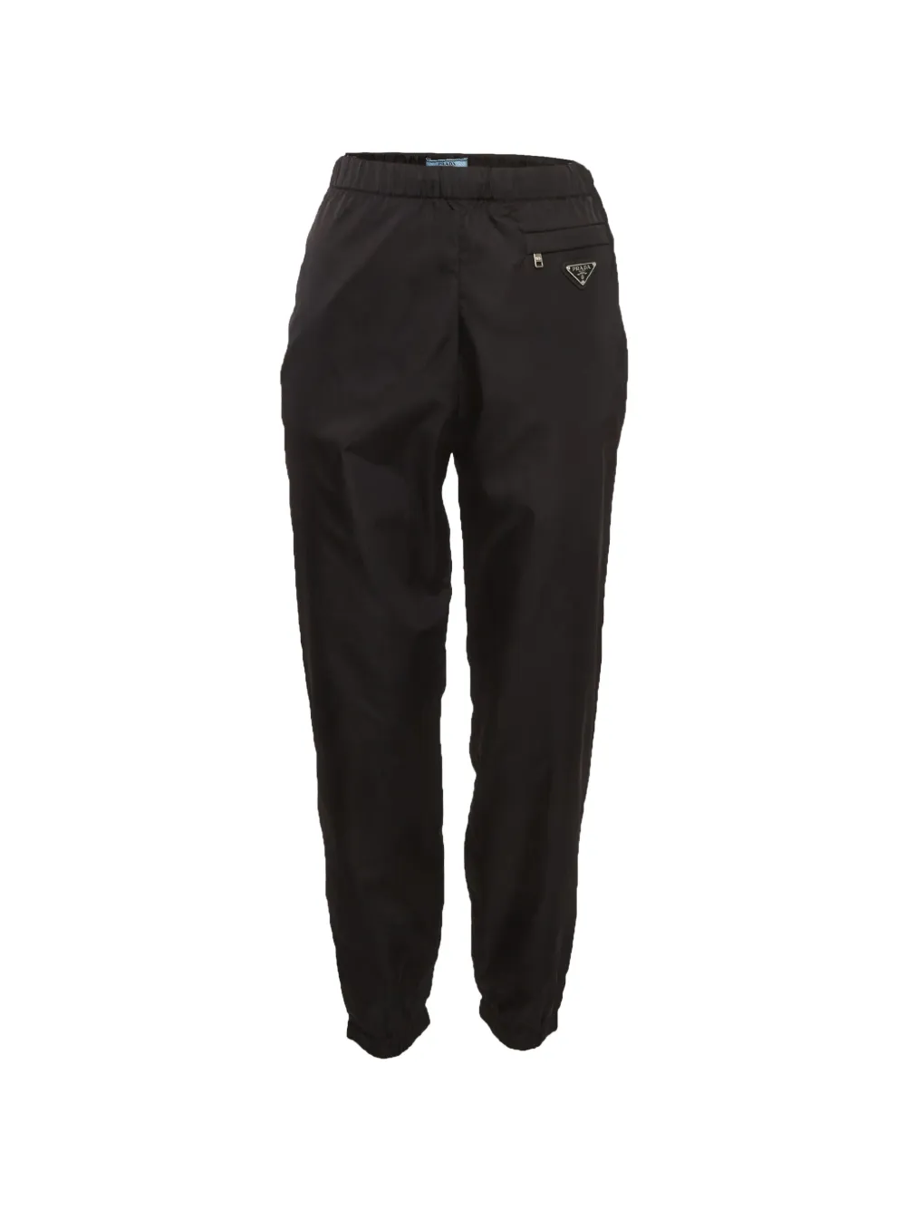 Prada Pre-Owned Re-Nylon Triangle logo track pants - Nero