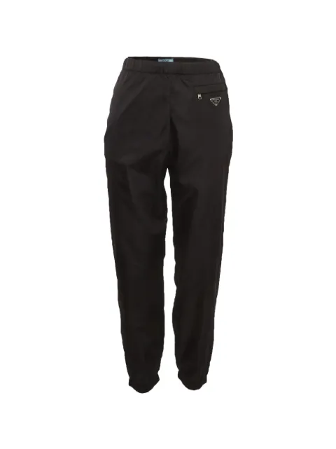 Prada Pre-Owned Re-Nylon Triangle logo track pants