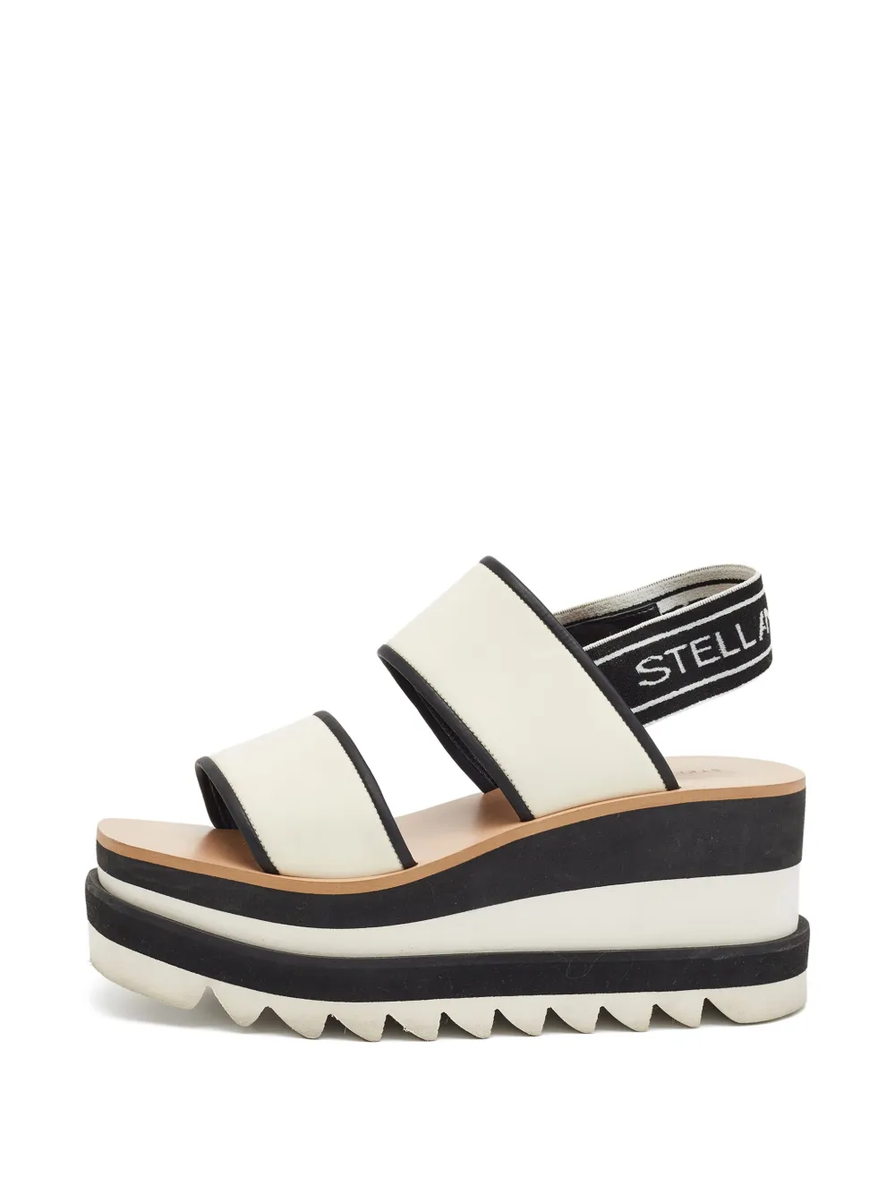 Stella McCartney Pre-Owned Elyse wedge sandals - Toni neutri