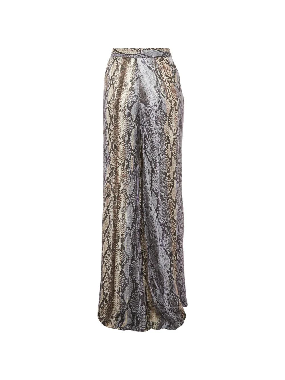 Just Cavalli Vintage pantalon palazzo à imprimé peau de serpent - Tons neutres Just Cavalli Vintage pantalon palazzo à imprimé peau de serpent - Tons neutres
