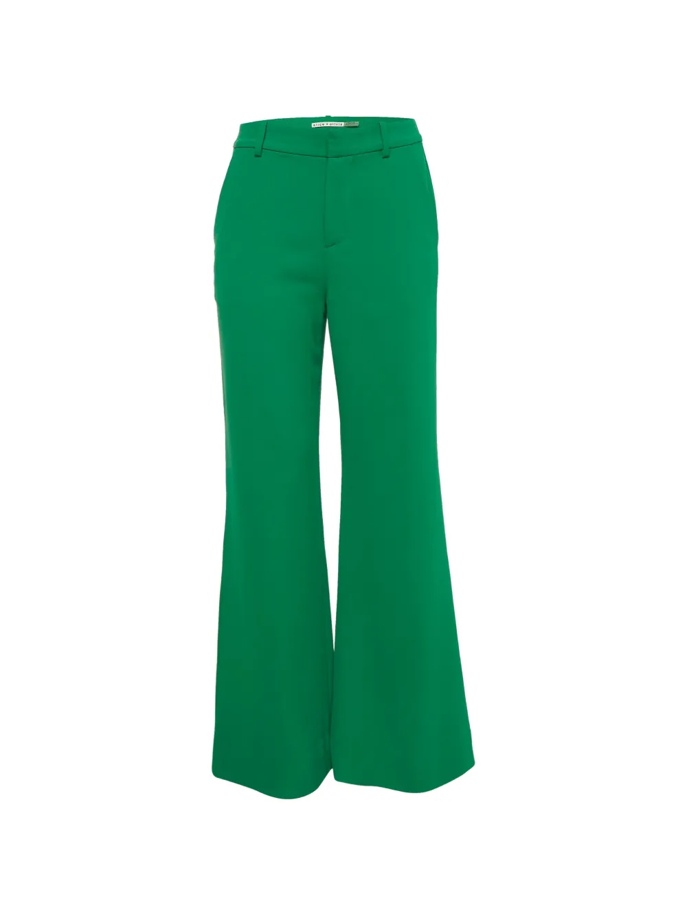 alice + olivia wide-leg crepe trousers - Grün