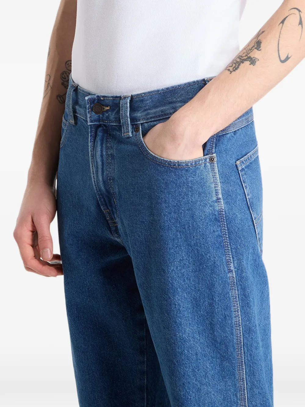 DICKIES 954 ruimvallende straight jeans Blauw