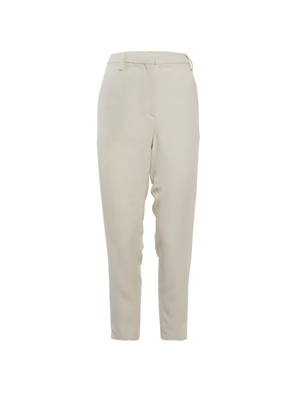 Brunello Cucinelli zip-up tailored trousers - White
