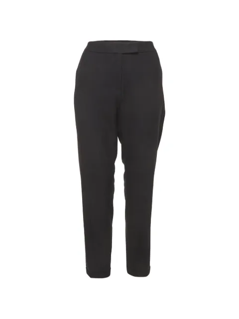 MAX&Co. jacquard cuffed-hem trousers