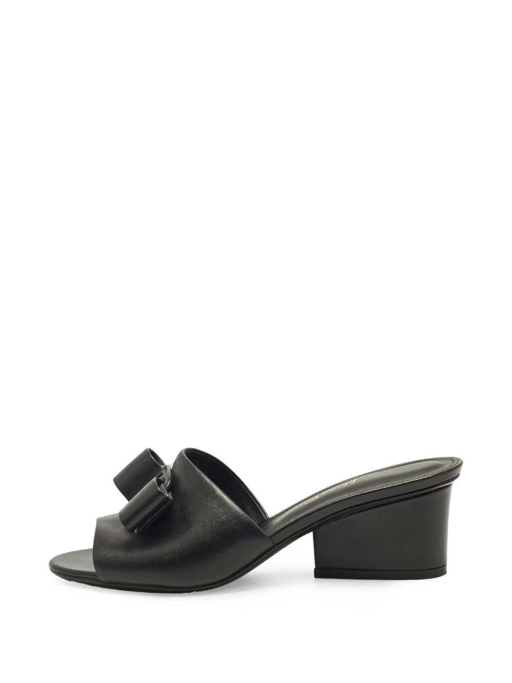 Ferragamo Pre-Owned Valery bow sandals - Nero
