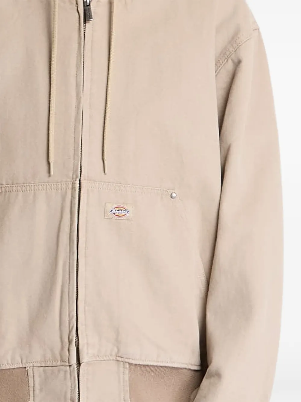 DICKIES Canvas jack met capuchon Beige