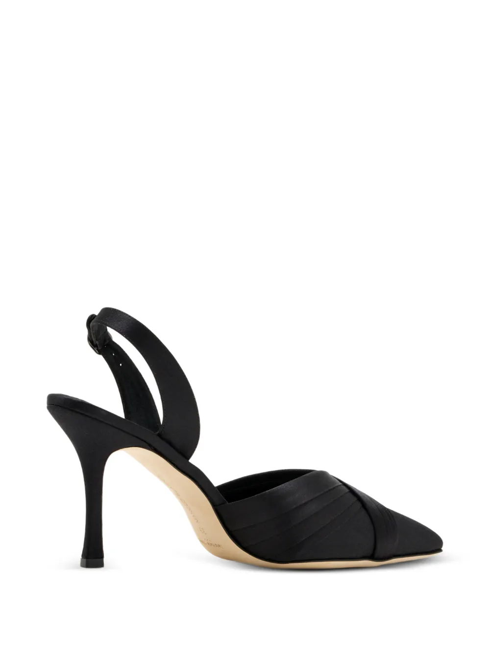 Manolo Blahnik Vieraslipla crossover-strap slingback pumps Zwart
