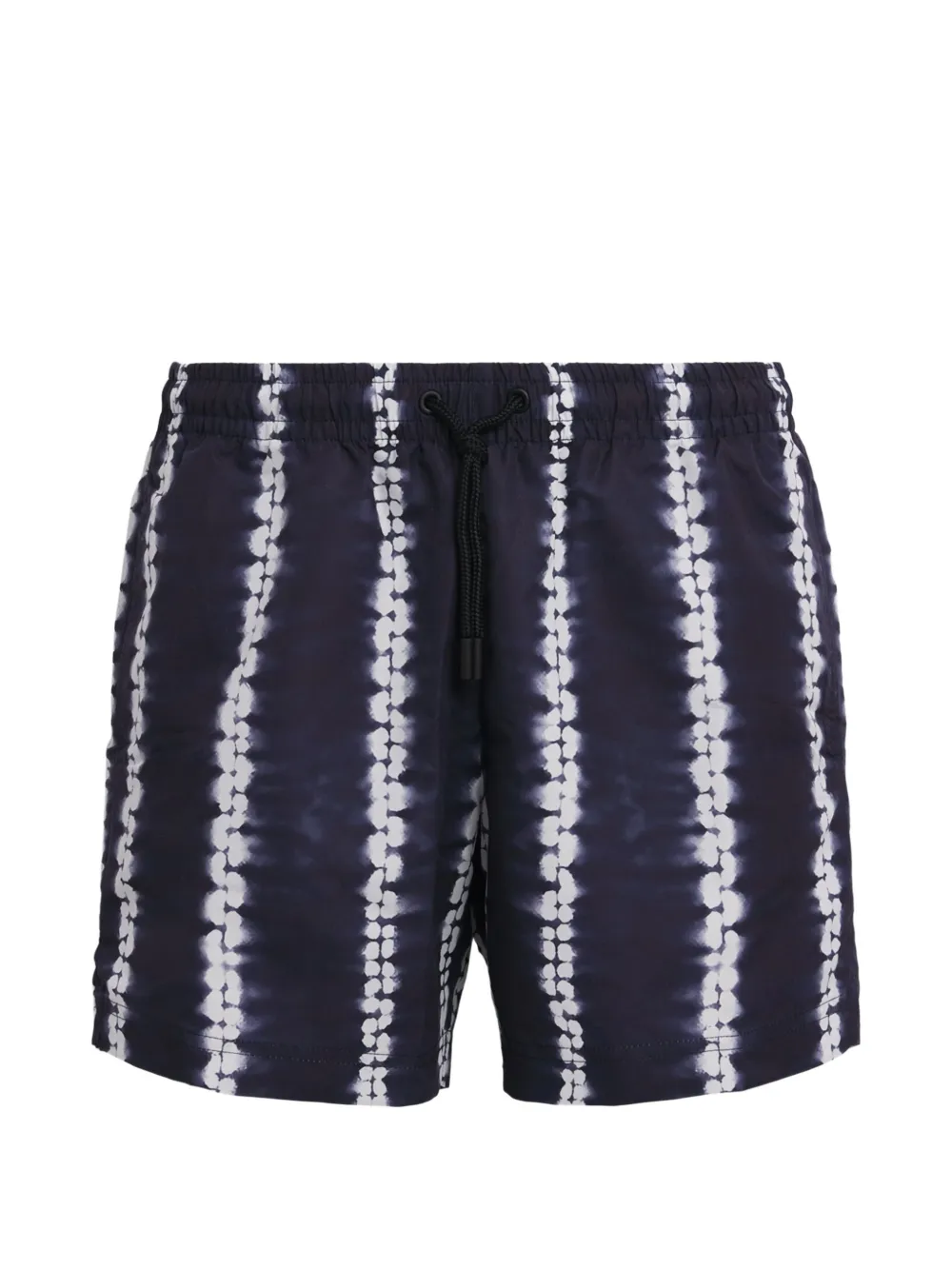 COMMAS Shibori stripe shorts Blauw