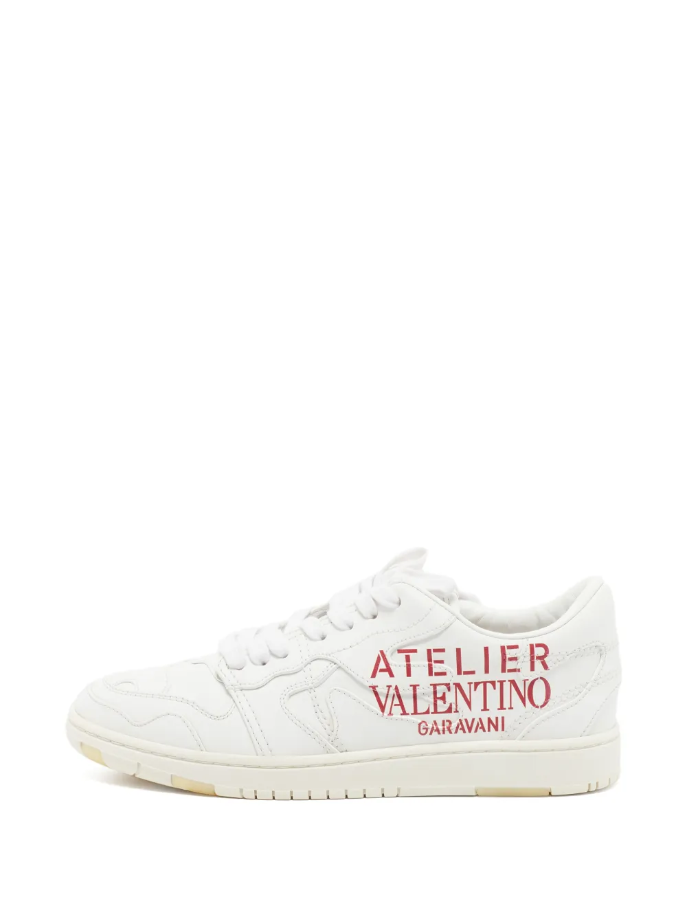 Valentino Garavani Pre-Owned Atelier leather sneakers - Bianco