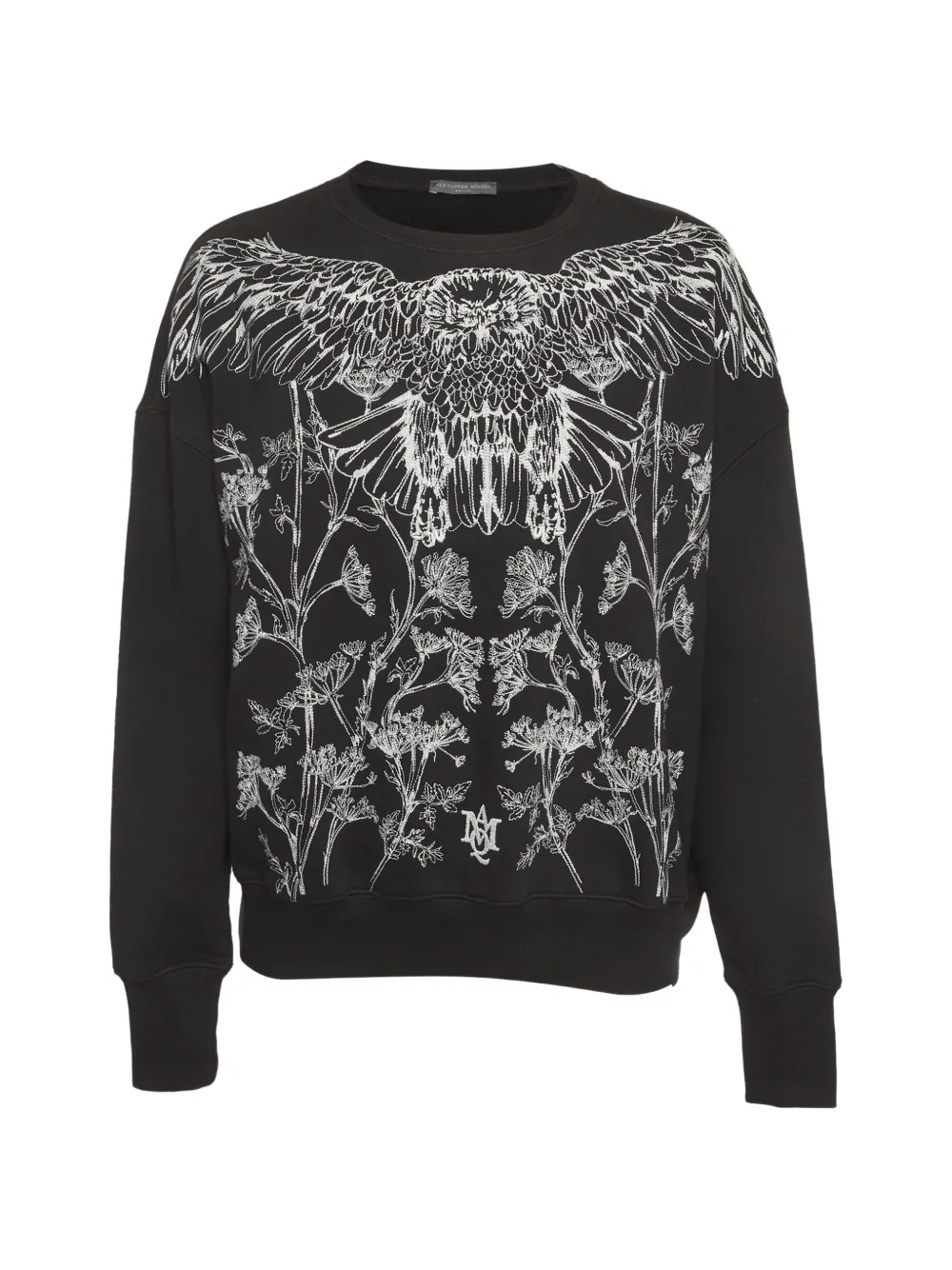 Alexander McQueen Pre-Owned embroidered sweater - Black