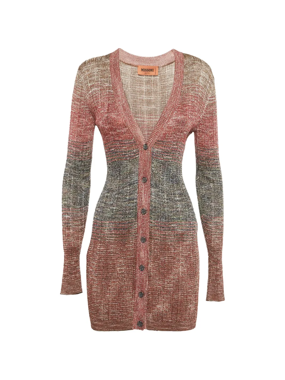 Missoni Pre-Owned rib-knit cardigan - Marrone