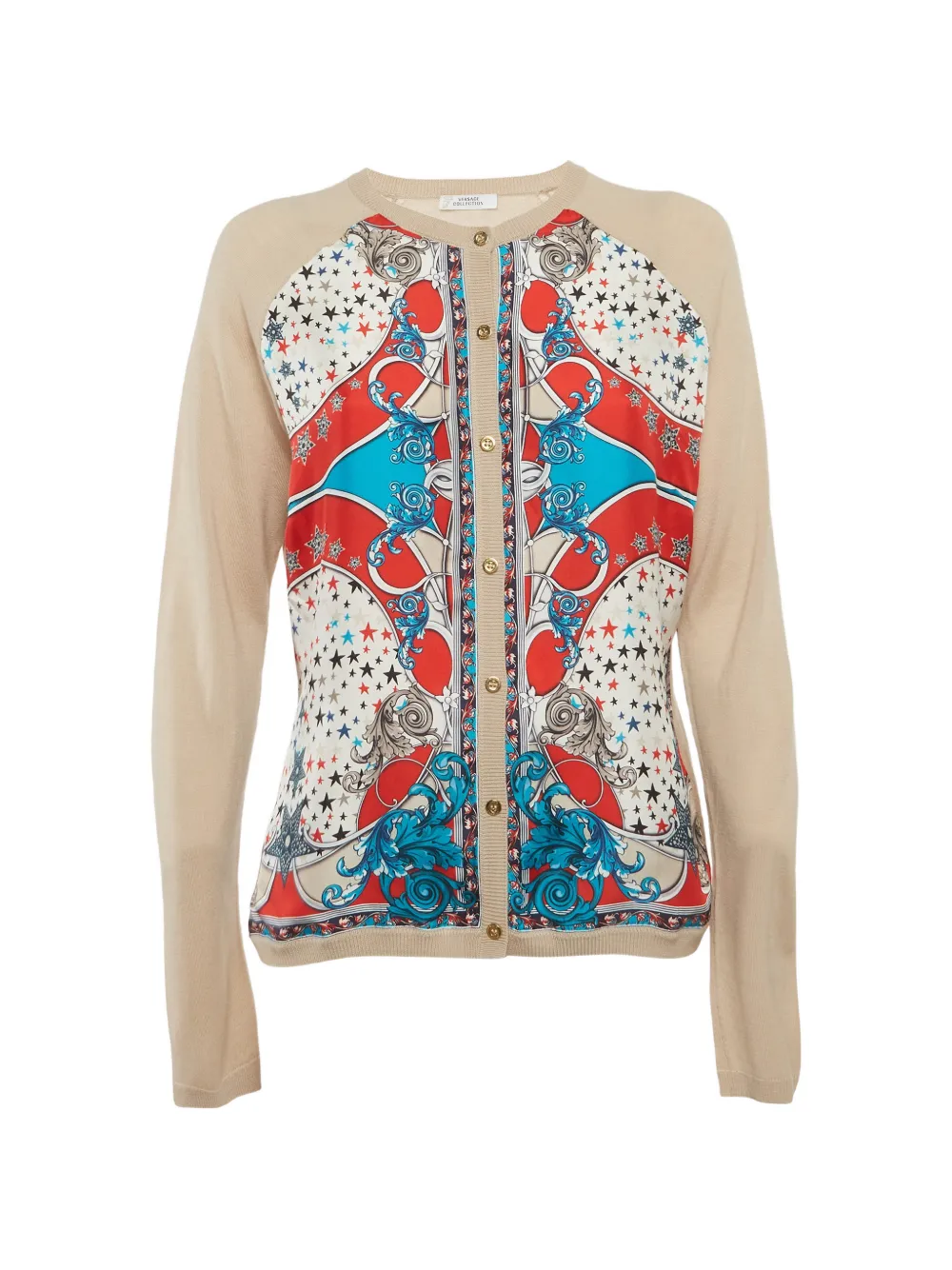 Versace Pre-Owned crew-neck cardigan - Toni neutri