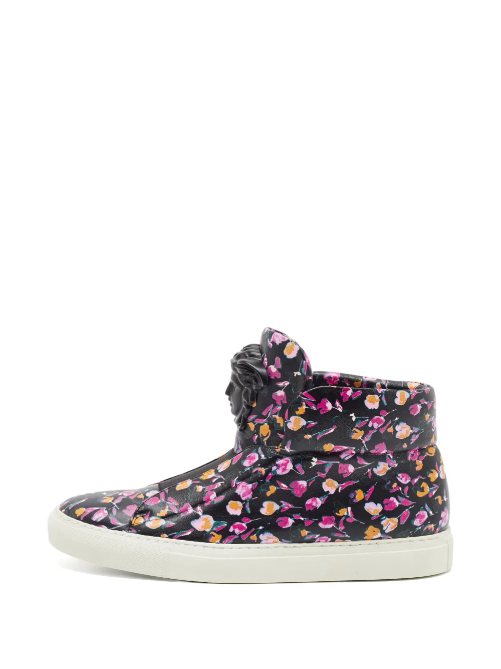 Versace Pre-Owned floral-print sneakers - Nero