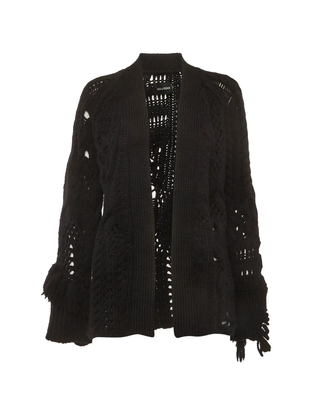 Zadig&Voltaire Dalia cable-knit cardigan - Nero