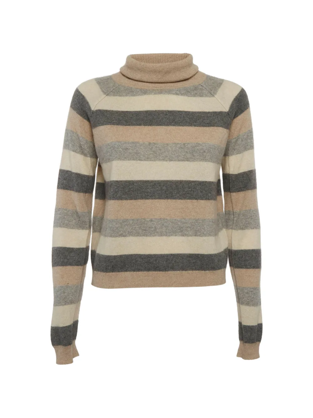 Max Mara striped cashmere sweater - Neutrals