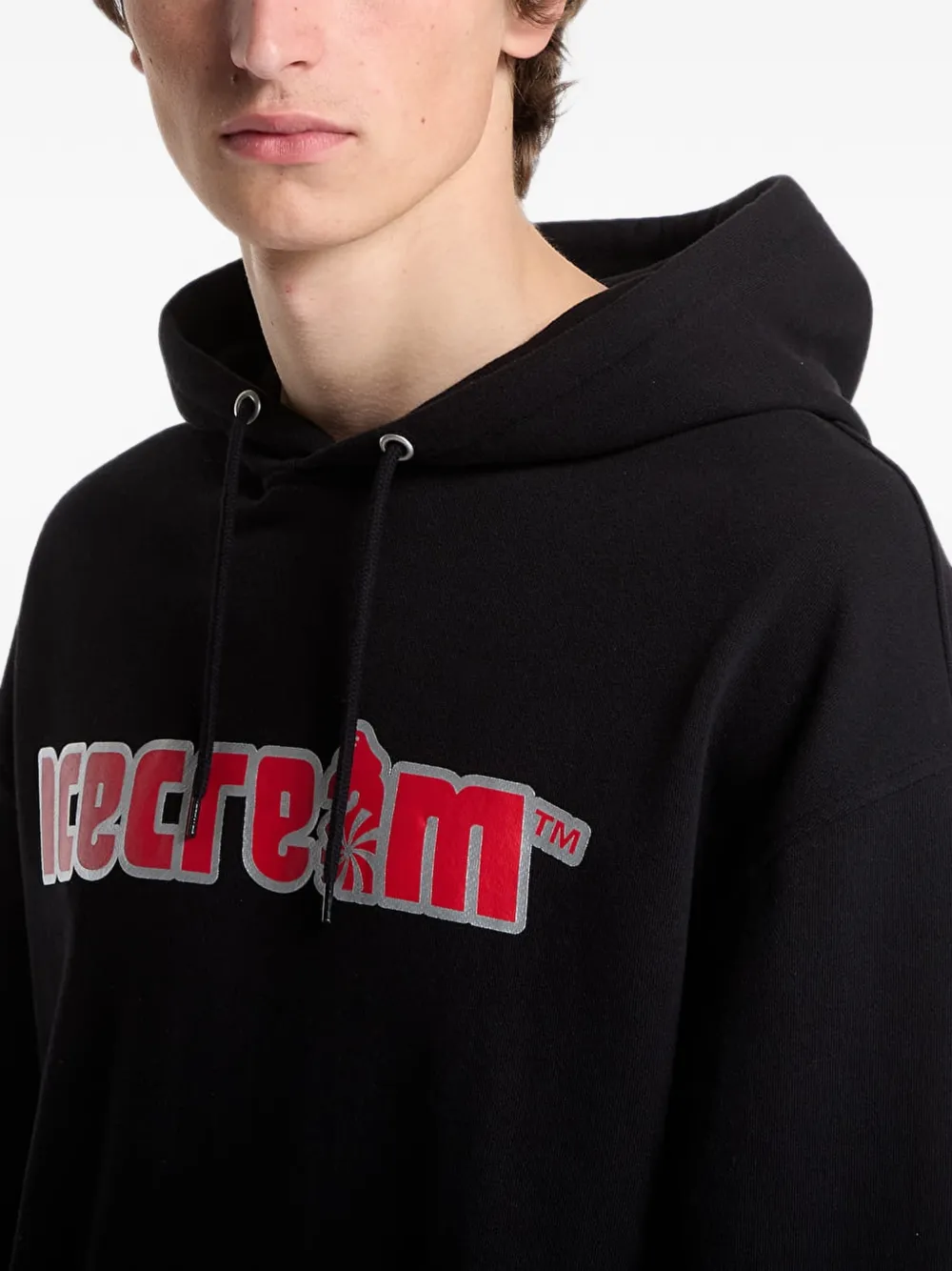 Billionaire Boys Club Ice Cream Soft Serve Popover hoodie met logo-print Zwart