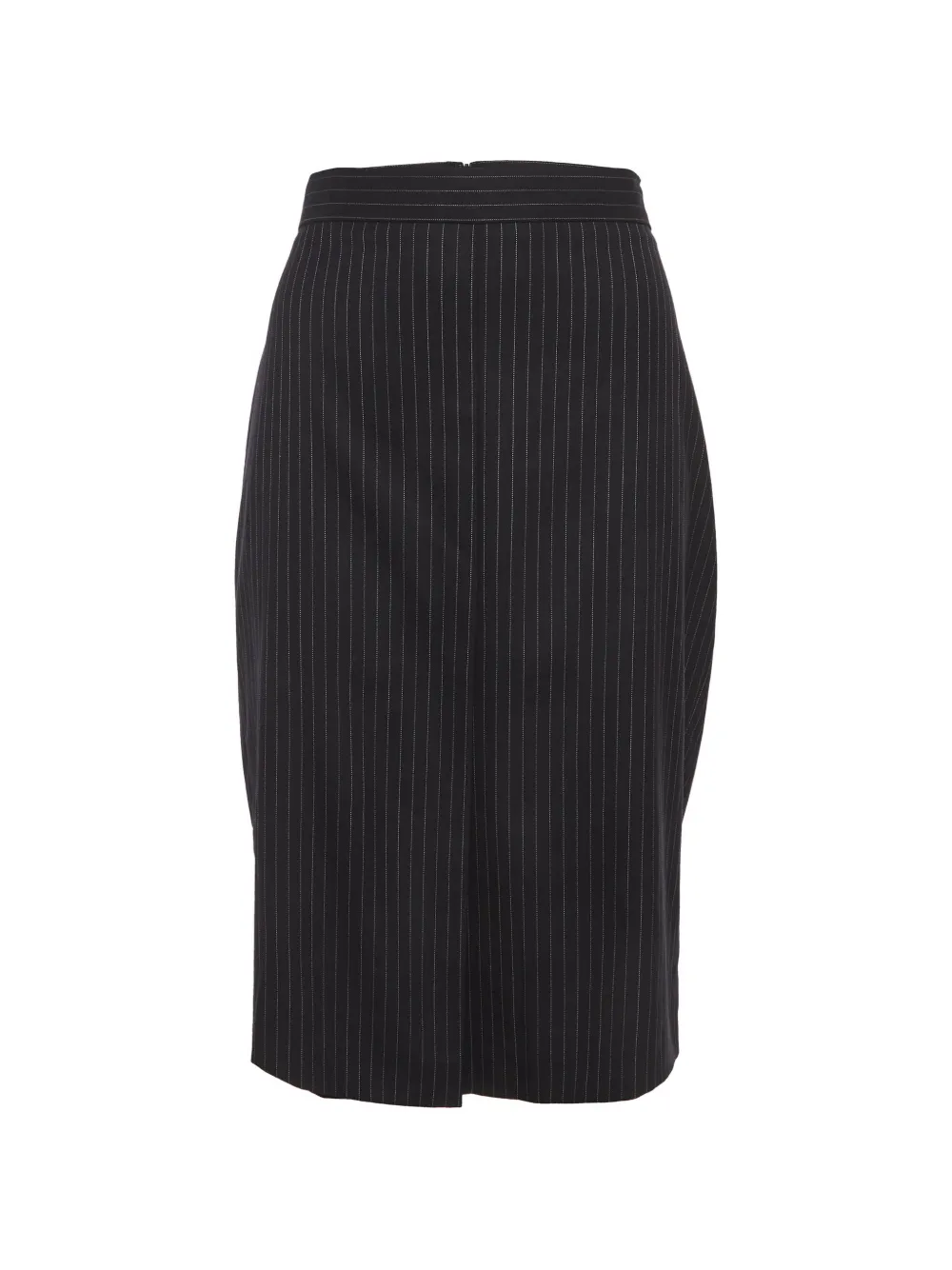 Max Mara pinstriped pencil skirt - Nero