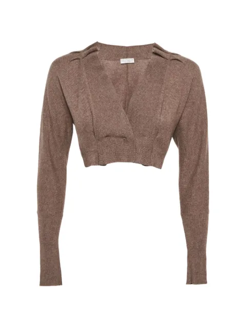 Brunello Cucinelli Vintage cropped knit cardigan