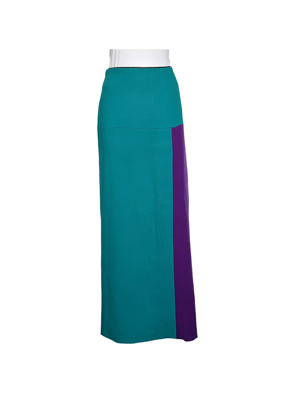 Roksanda colorblock wool maxi skirt - Blu