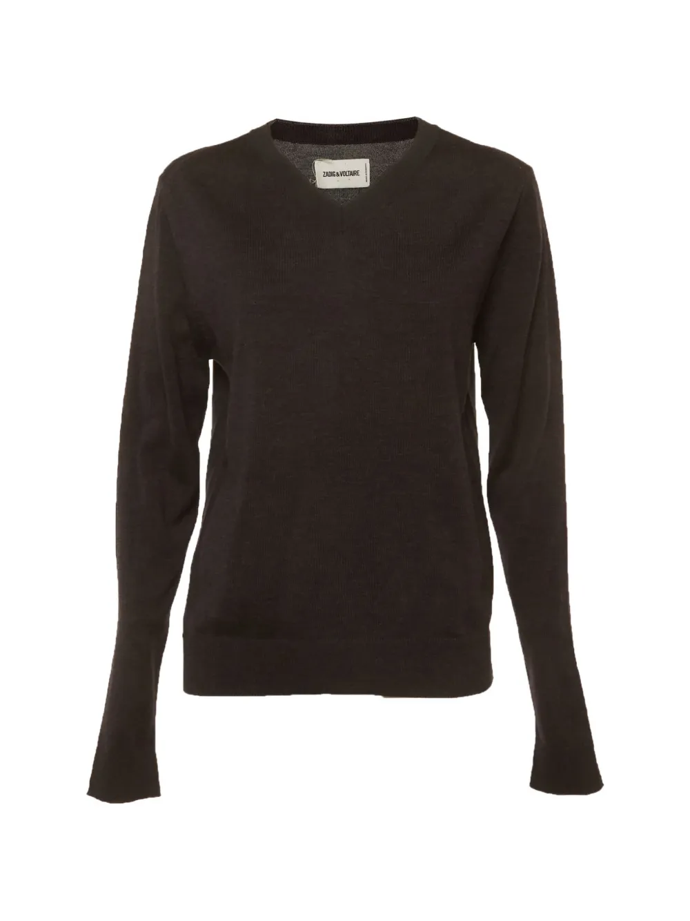 Zadig&Voltaire V-neck wool sweater - Marrone