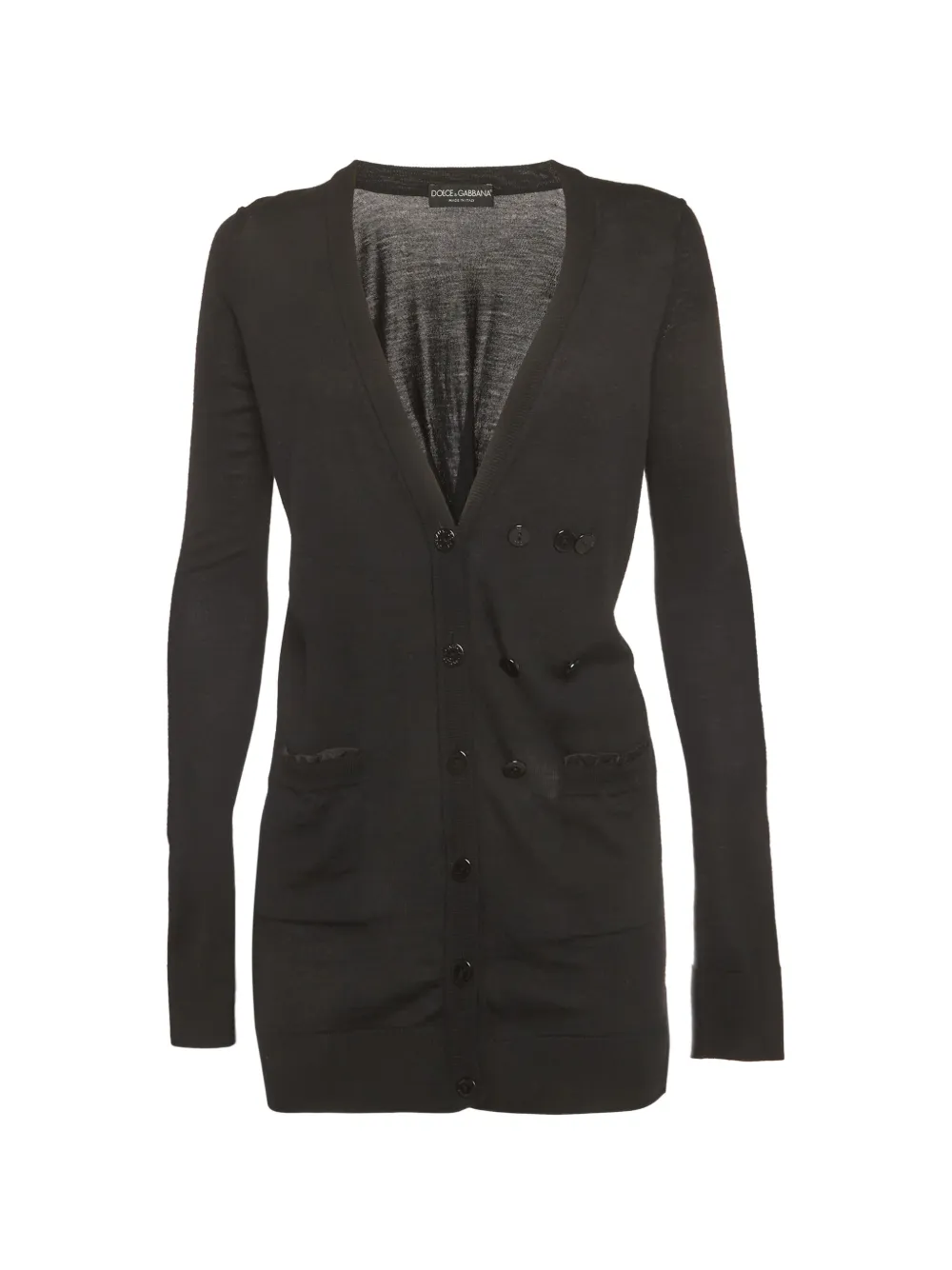 Dolce & Gabbana Pre-Owned fine-knit cardigan - Nero