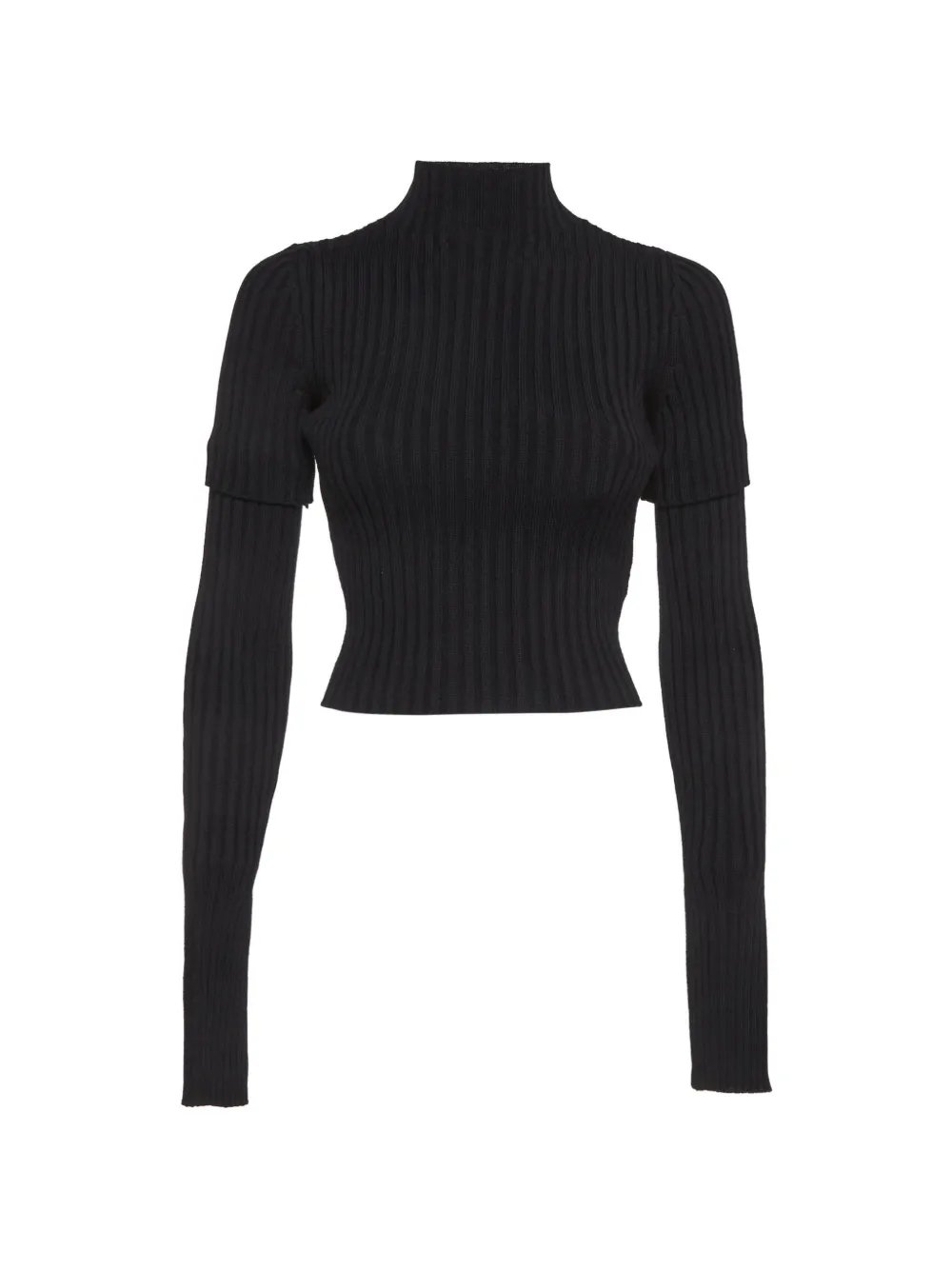 Balenciaga Pre-Owned cut-out rib knit sweater - Blu
