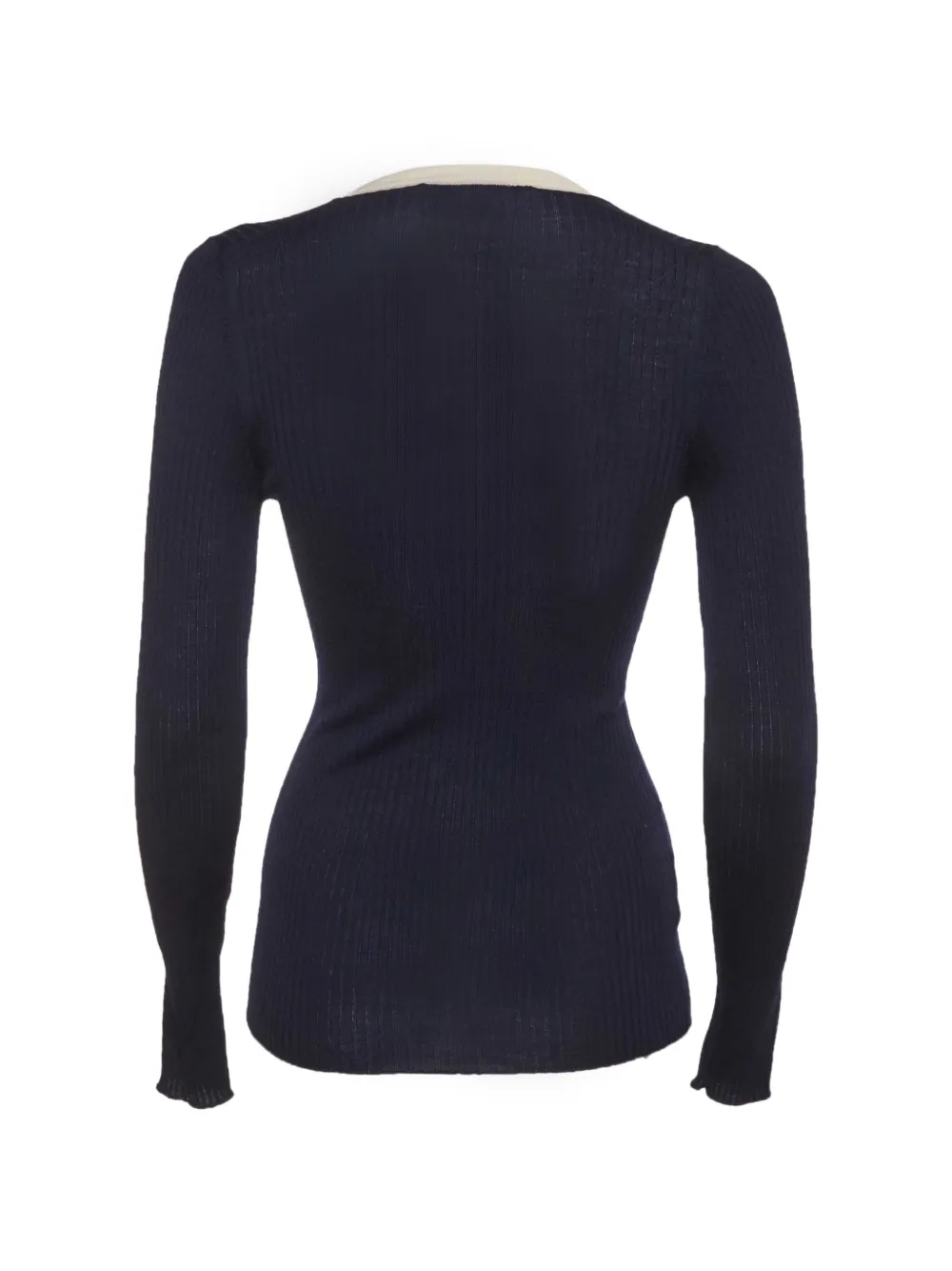 Prada Pre-Owned rib-knit cardigan - Blu