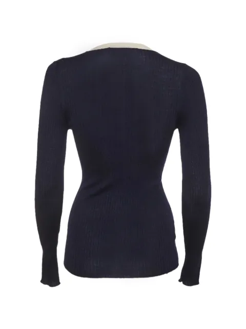 Prada Pre-Owned rib-knit cardigan