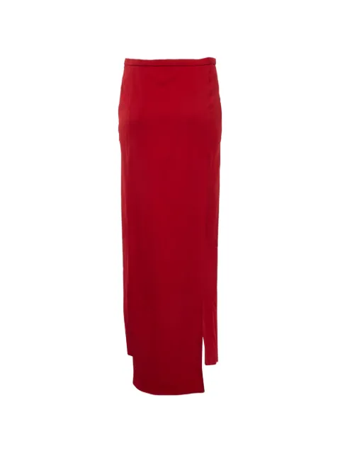 Courrèges Pre-Owned slit maxi skirt