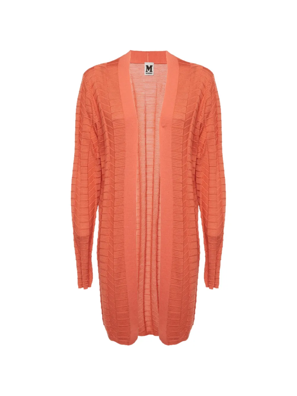 Missoni Pre-Owned textured knit cardigan - Arancione
