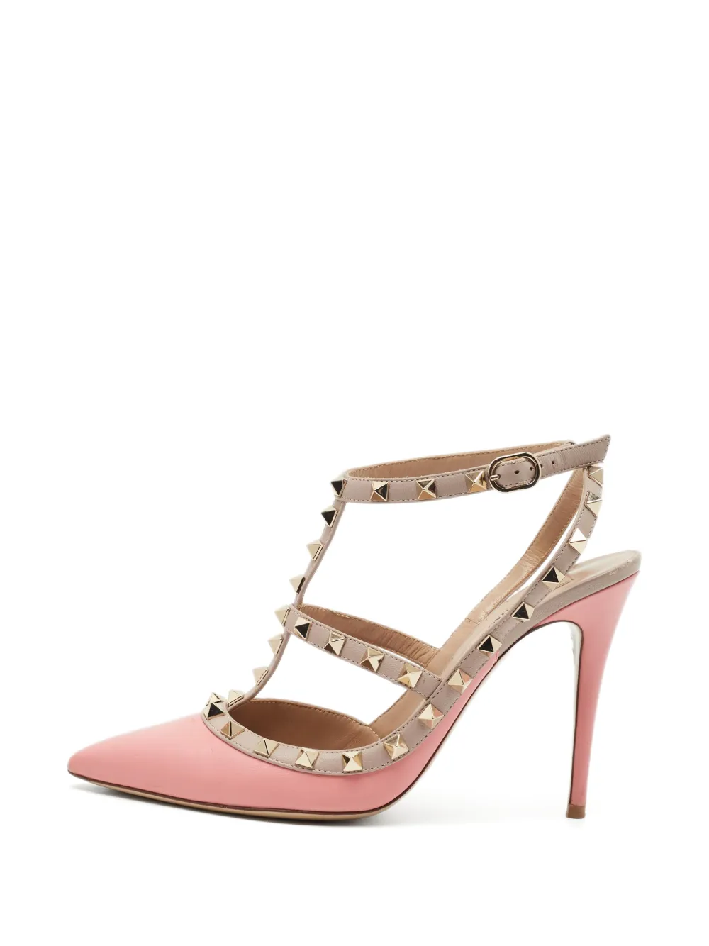 Valentino Garavani Pre-Owned Pumps Rockstud con tacco - Rosa