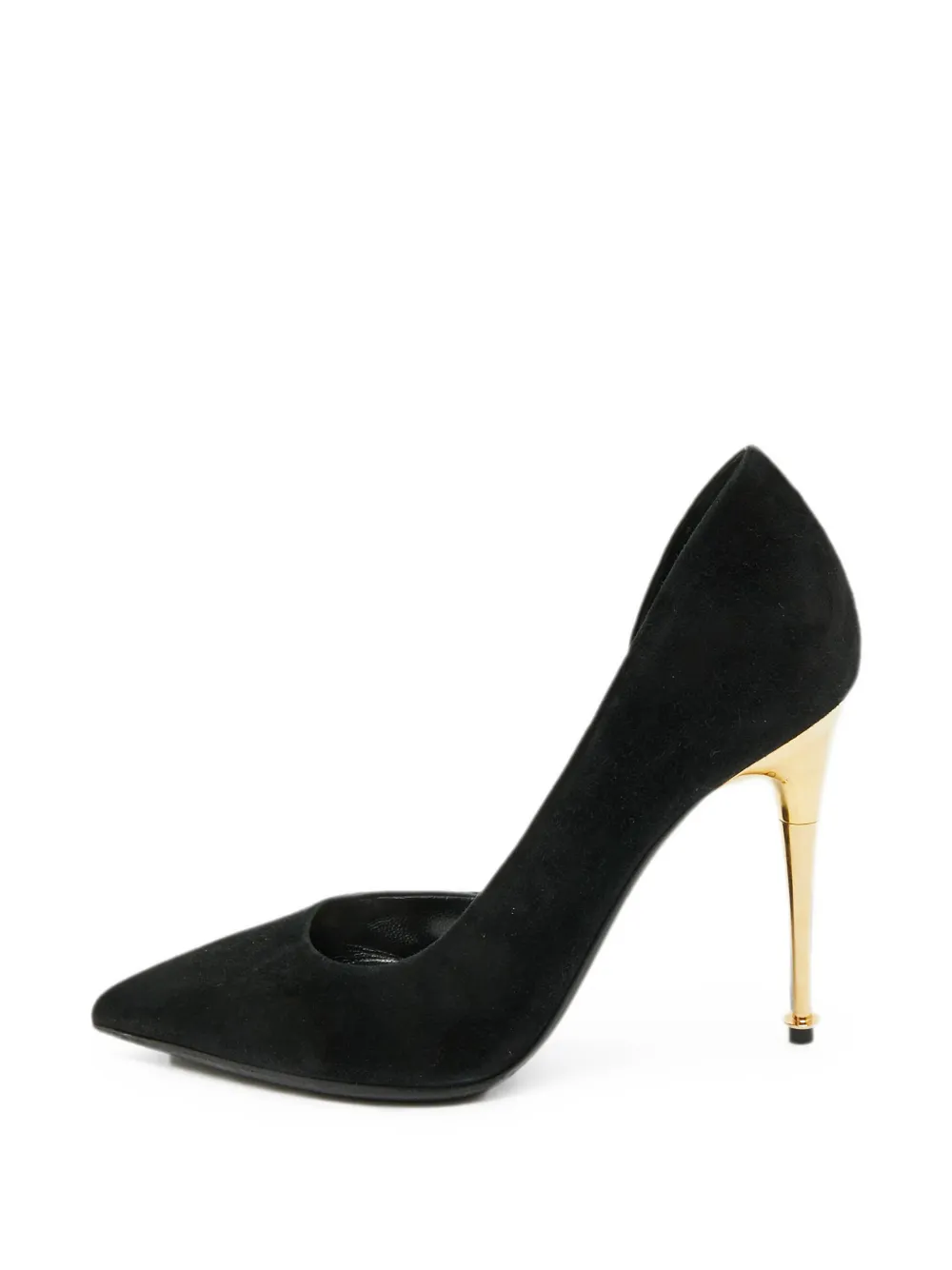 Tom Ford Vintage pointed-toe suede pumps - Schwarz