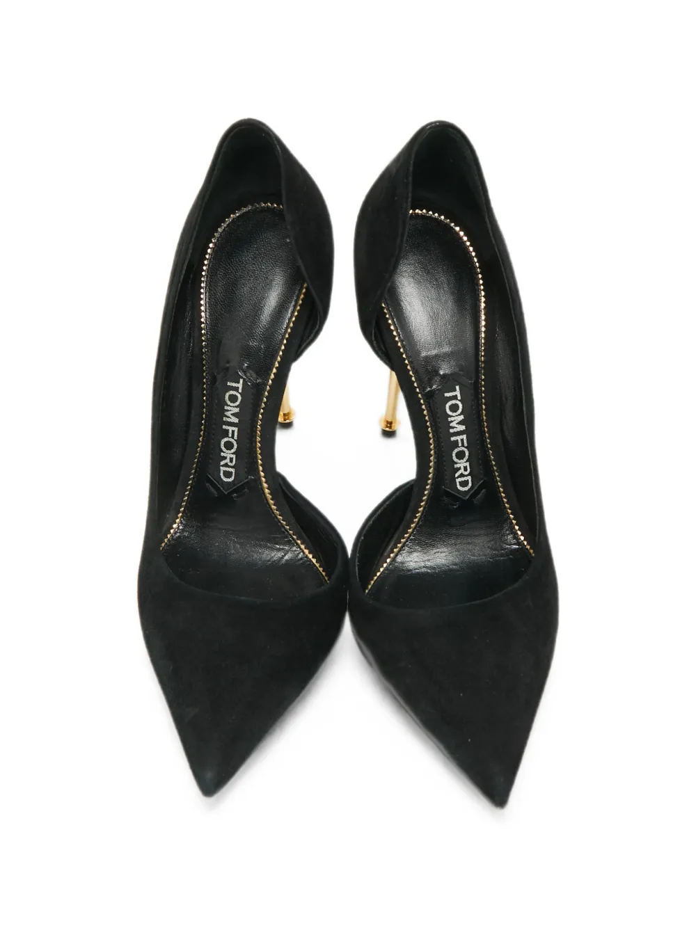 Tom Ford Vintage ポインテッドトゥ スエードパンプス | ブラック