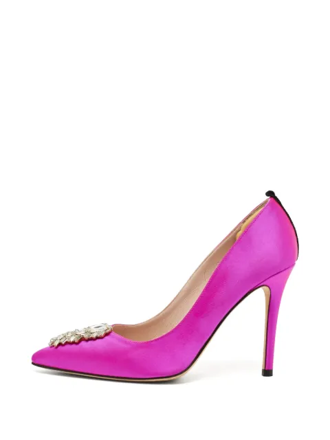 SJP by Sarah Jessica Parker crystal-embellished satin pumps