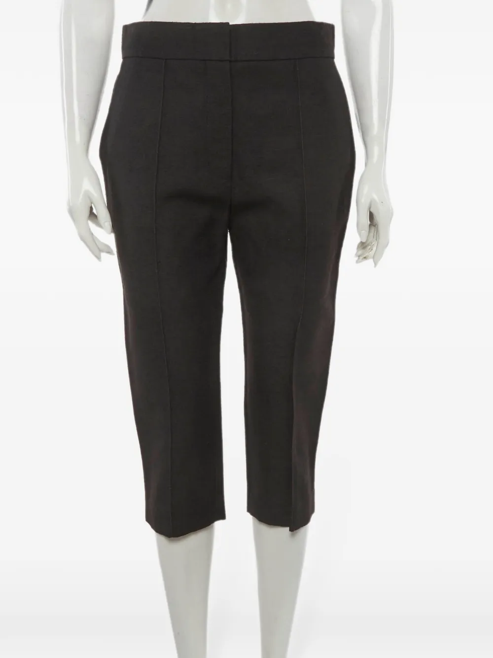 Christian Dior Pre-Owned シルク クロップドパンツ | ブラック