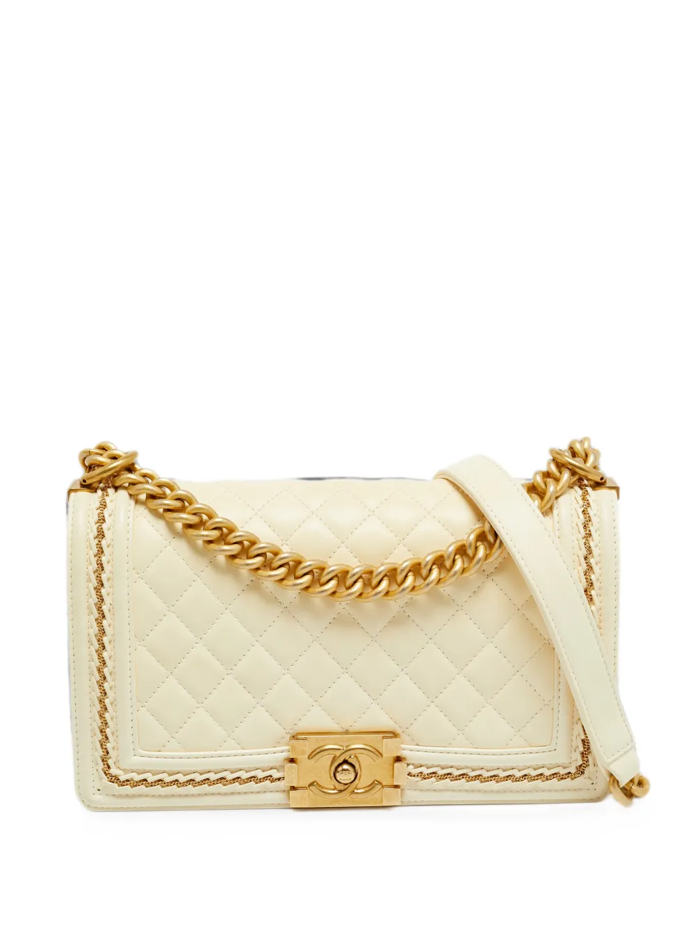 CHANEL Pre-Owned Chain Around Boy shoulder bag - Toni neutri