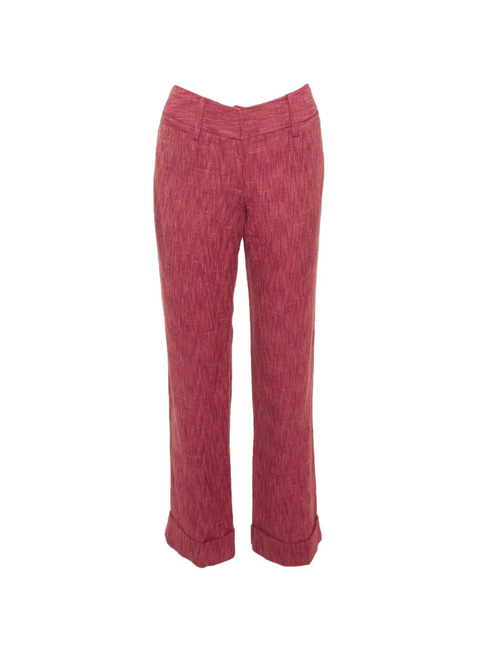 Dolce & Gabbana Pre-Owned Pantaloni in tweed - Rosso