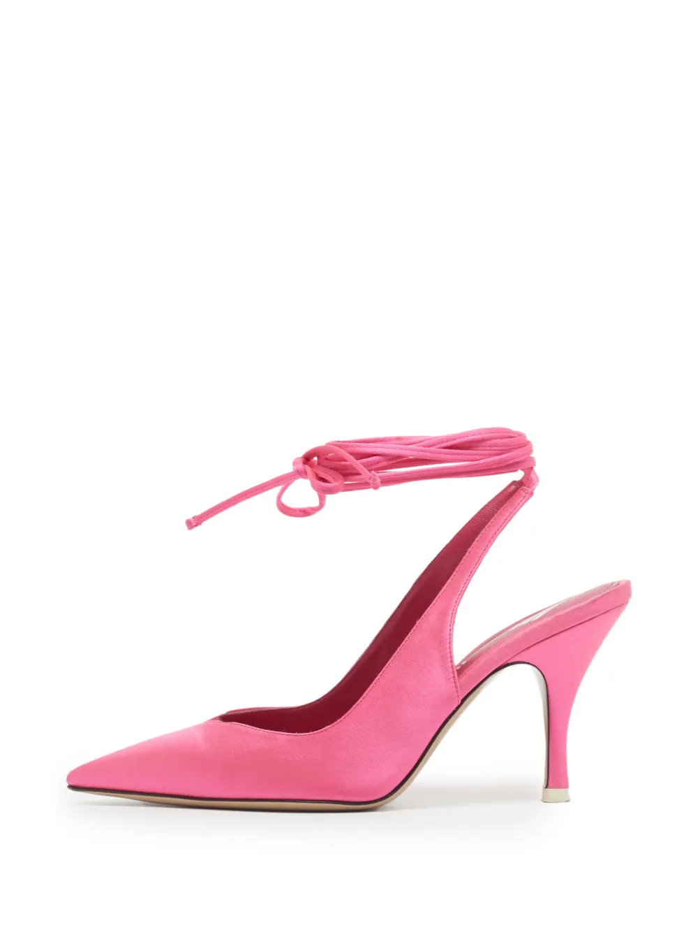 The Attico Venus ankle-wrap heeled pumps - Rosa