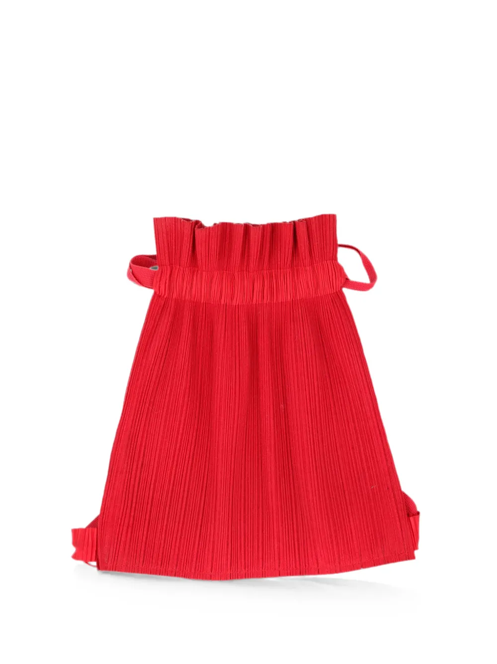 Issey Miyake Pre-Owned Pleats Please drawstring backpack - Rosso