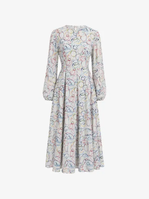 Baruni vestido midi Solara