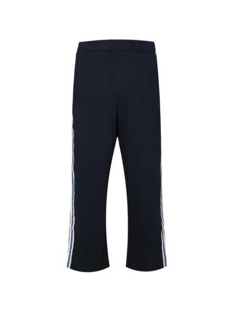 COMMAS crochet-stripe jersey trousers
