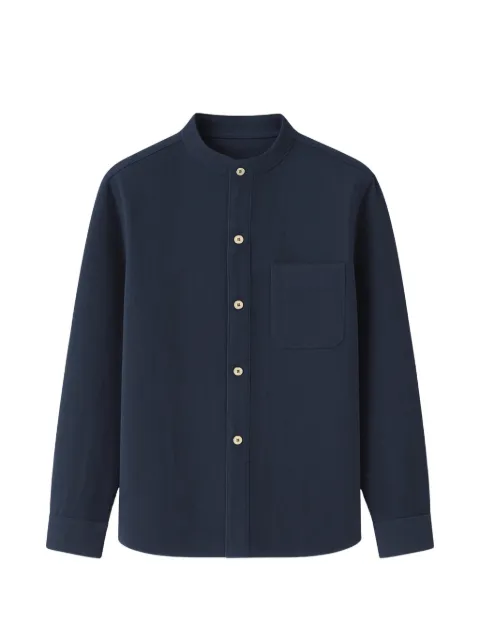 COMMAS stand-collar long-sleeve shirt